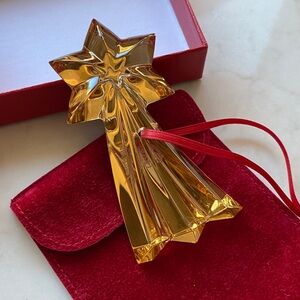 NEW in box Baccarat 20K Gold Shooting Star Ornament